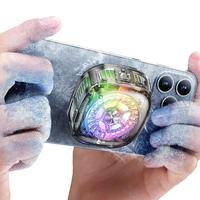 Phone Cooler,RGB Transparent Phone Cooling Fan with Semi-Conductor Cooling Chip, Magnetic Cellphone