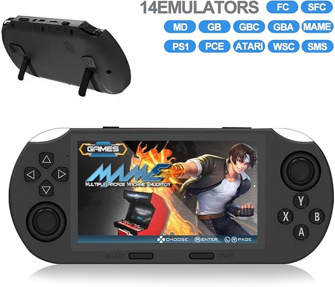 Consola de mano SF3000, juego de consola portátil HD para juegos, más de 20000 juegos clásicos retro arcade